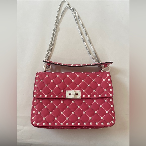Valentino Garavani Handbags - Valentino Garavani Rockstud Spike #59650V88B Pink Handbag